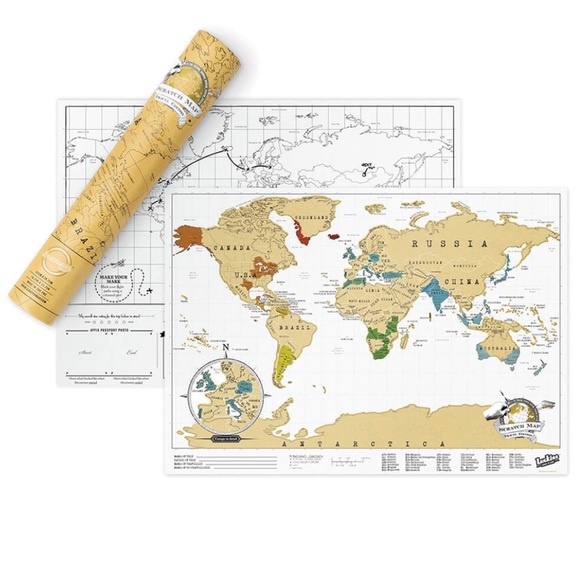 NWT! Scratch Map Travel Edition - Picture 1 of 3